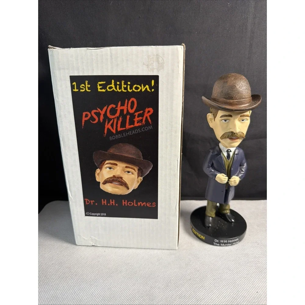 Ultra Rare Dr H.H. Holmes Psycho Killer BobbleHead - 1st Edition 2018 - 76/300